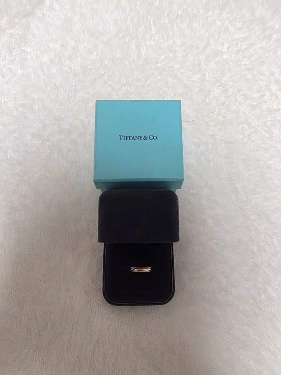 티파니앤코 밀그레인 3.5MM 플래티늄 옐로우골드