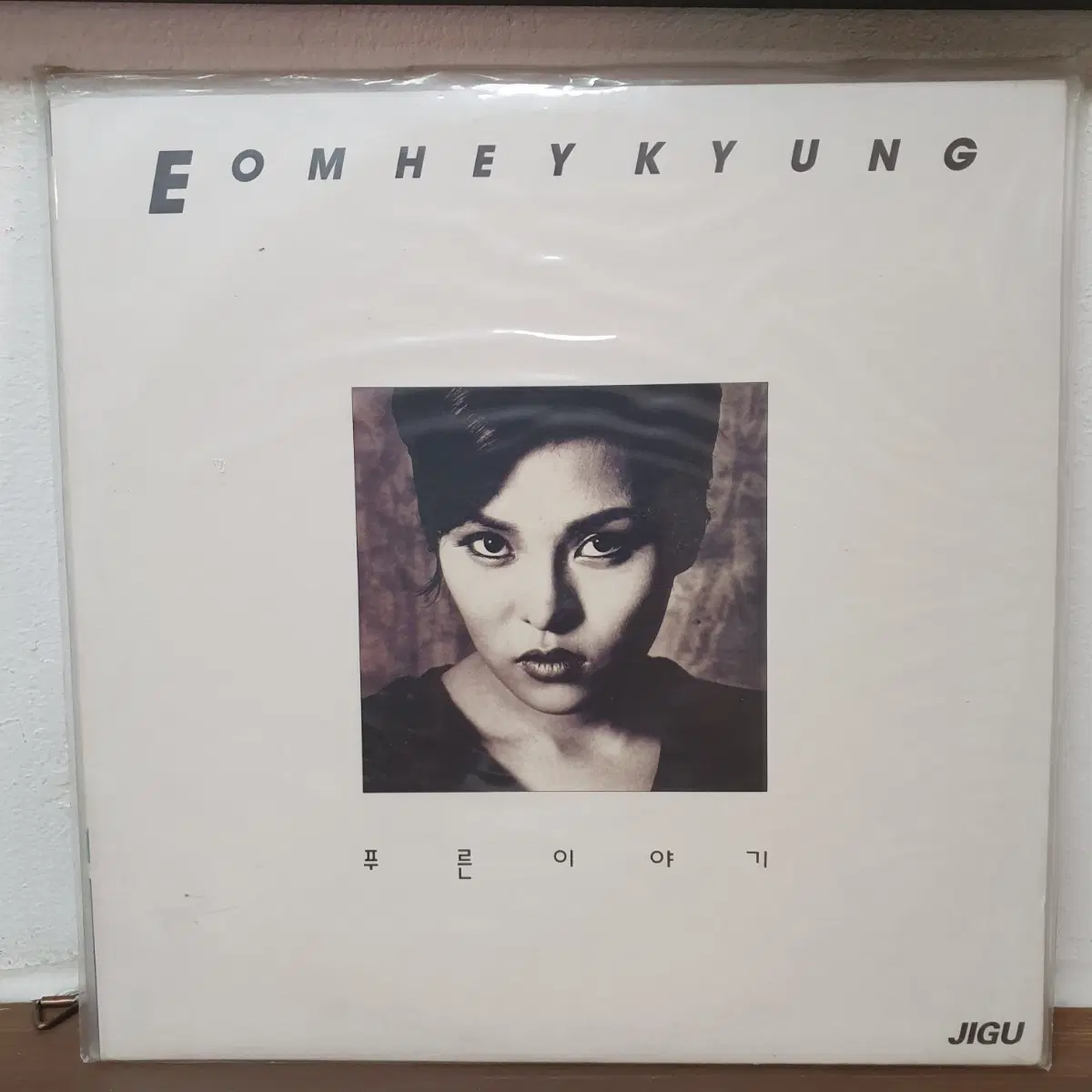 미개봉 엄혜경  푸른이야기 LP 1993 지구레코드