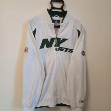리복 NFL NY 제츠 저지 화이트 L