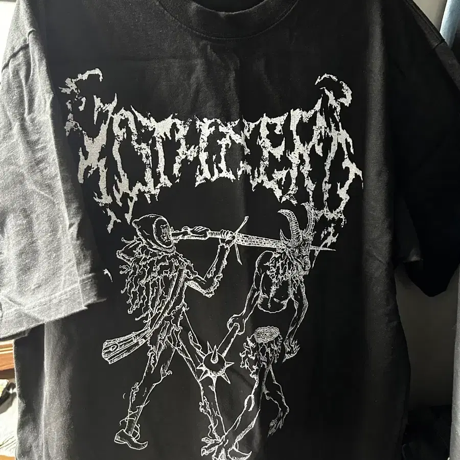 낫포너드 스플릿 티셔츠 split t-shirts 블랙