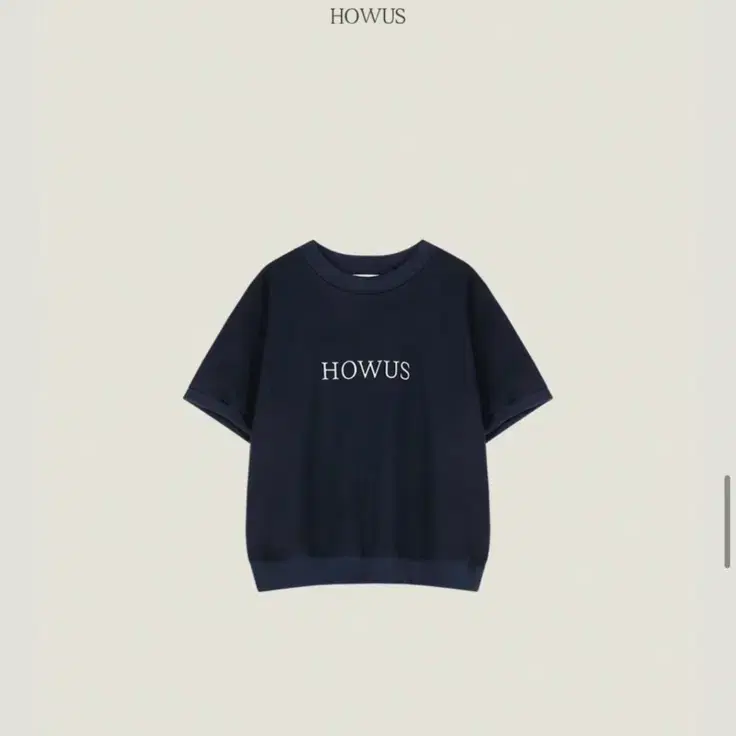 HOWUS 호와스 ENOUGH SWAETSHIRT / SKIRT 네이비