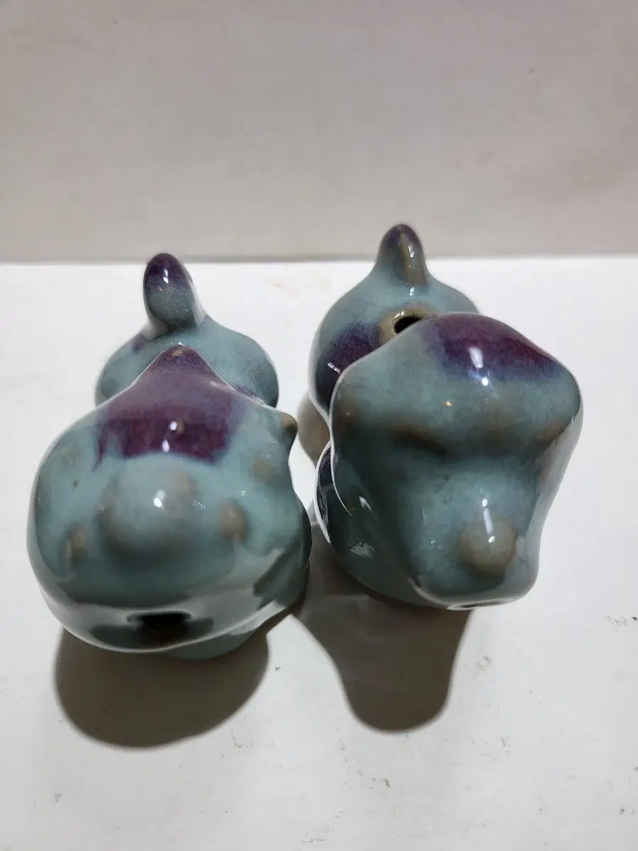 균요 연적 두점