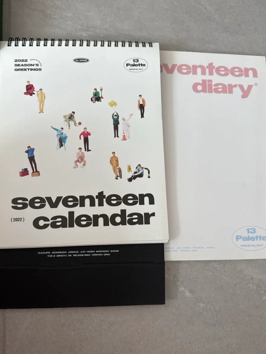 세븐틴 2022 시그 캘린더 다이어리