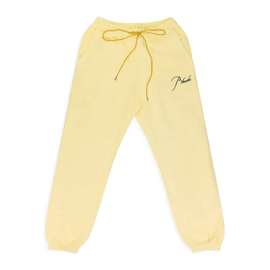 [새상품] 루드 (RHUDE) 남성 파스텔 스웨트팬츠 옐로우 XL