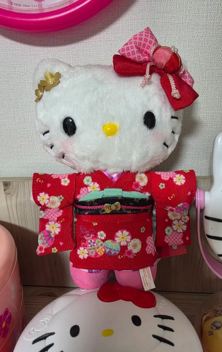 산리오 키티 인형 기모노 의상