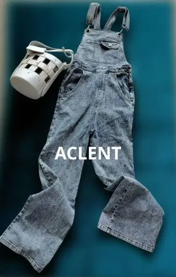 ACLENT 데님 오버롤 살로펫