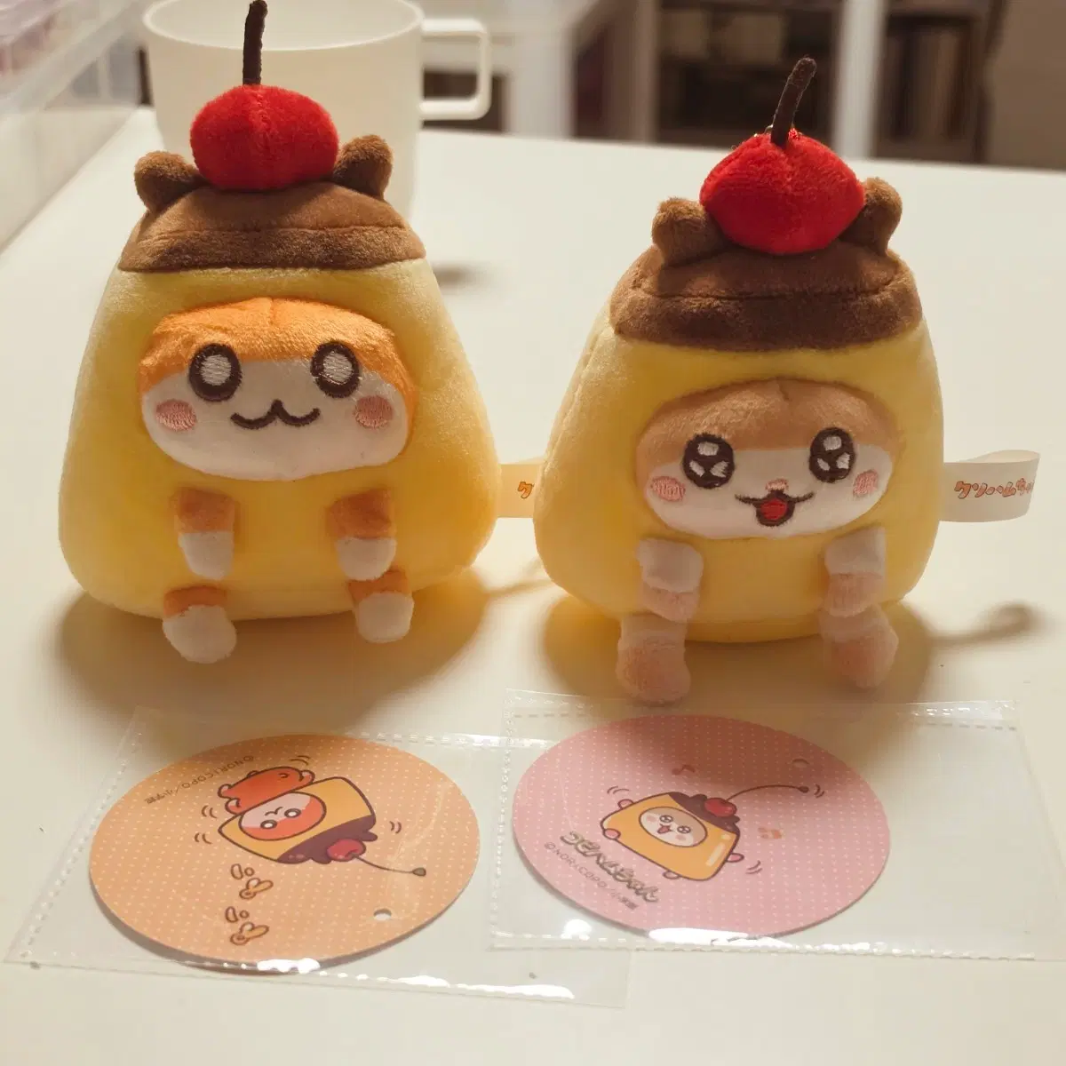 쿠소하무 과격햄찌 푸딩 인형