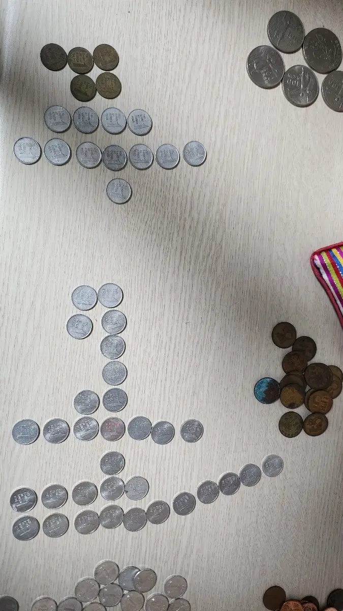 1원 5원 동전 모음