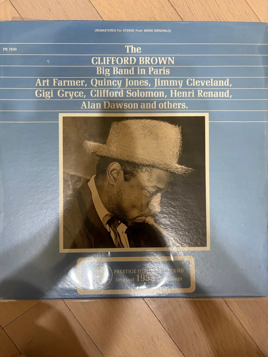 [판매 LP] 클리포드 브라운 - The Clifford Brown Big Band In Paris / 1953 (Prestige 버겐필드 초반