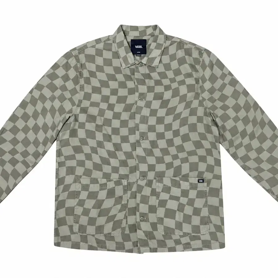 반스 VANS 23FW 체커보드 셔츠 자켓 L / 바이 웍스아웃 홍대 구매