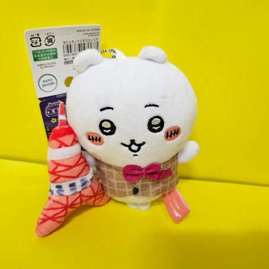 도쿄 스카이트리 한정 치이카와 먼작귀 마스코트 인형 키링 새상품