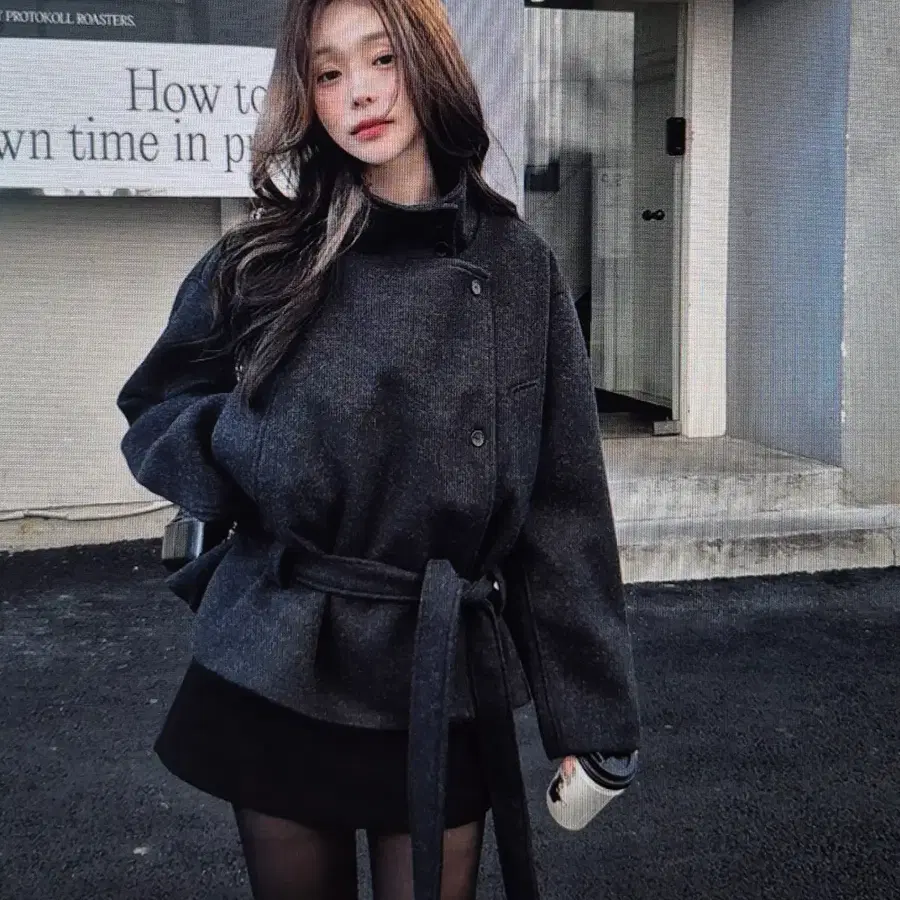 (해외배송)여성 겨울 모직 코트 2컬러
