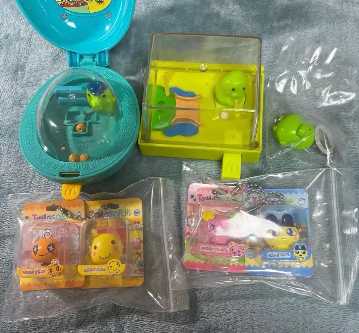 일괄) 다마고치 주댕치 쿠치파치 해피밀 맥토이 ,메지루시 , 패키지 가챠