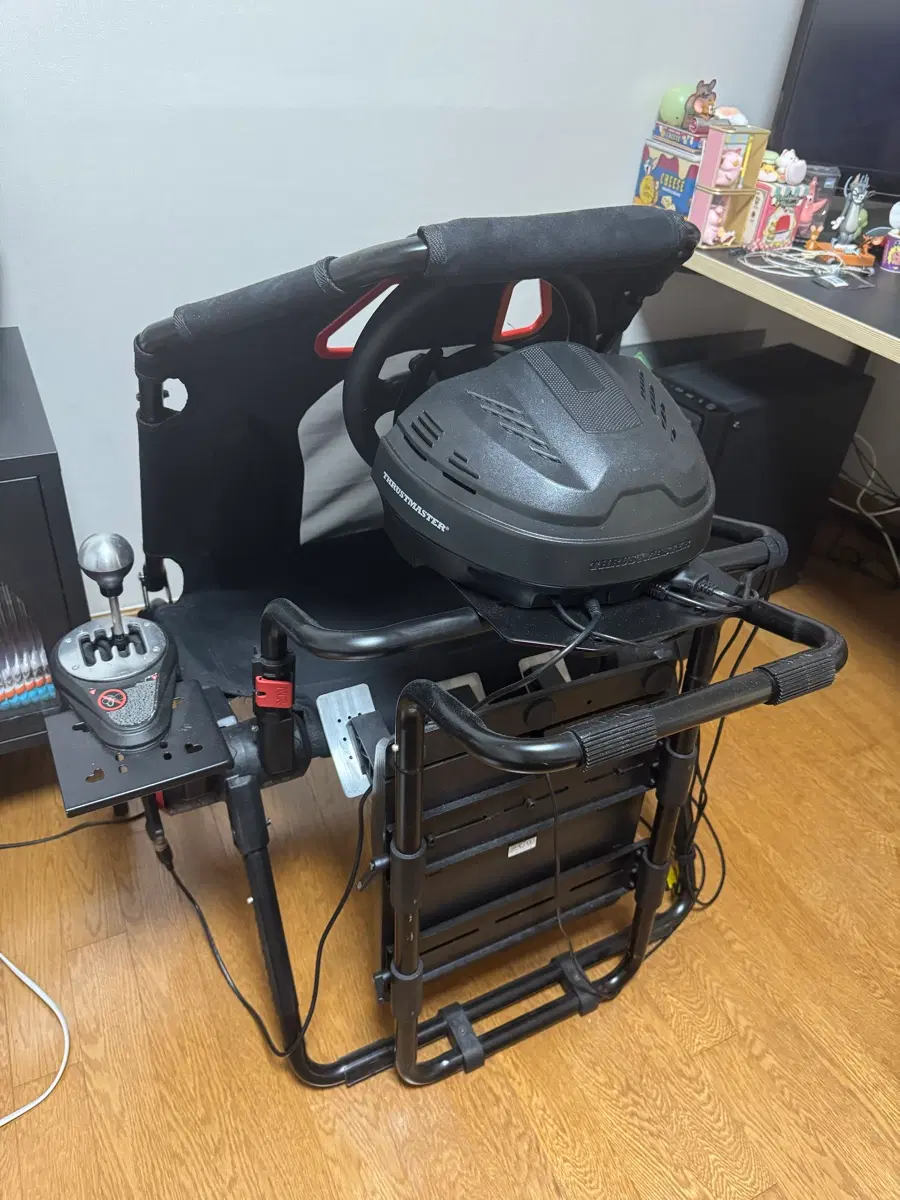 트러스트마스터 t300rs gt 레이싱휠 거치대 풀세트