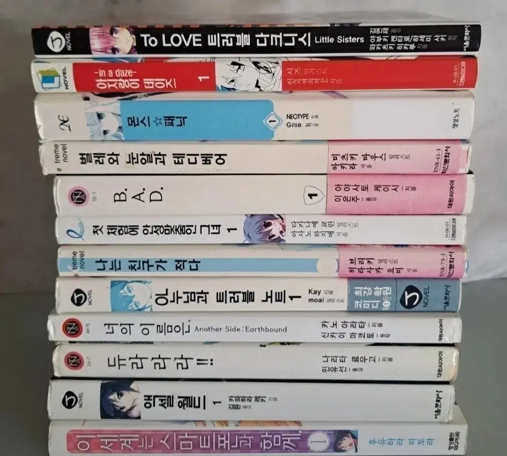 라노벨 소설책 일괄