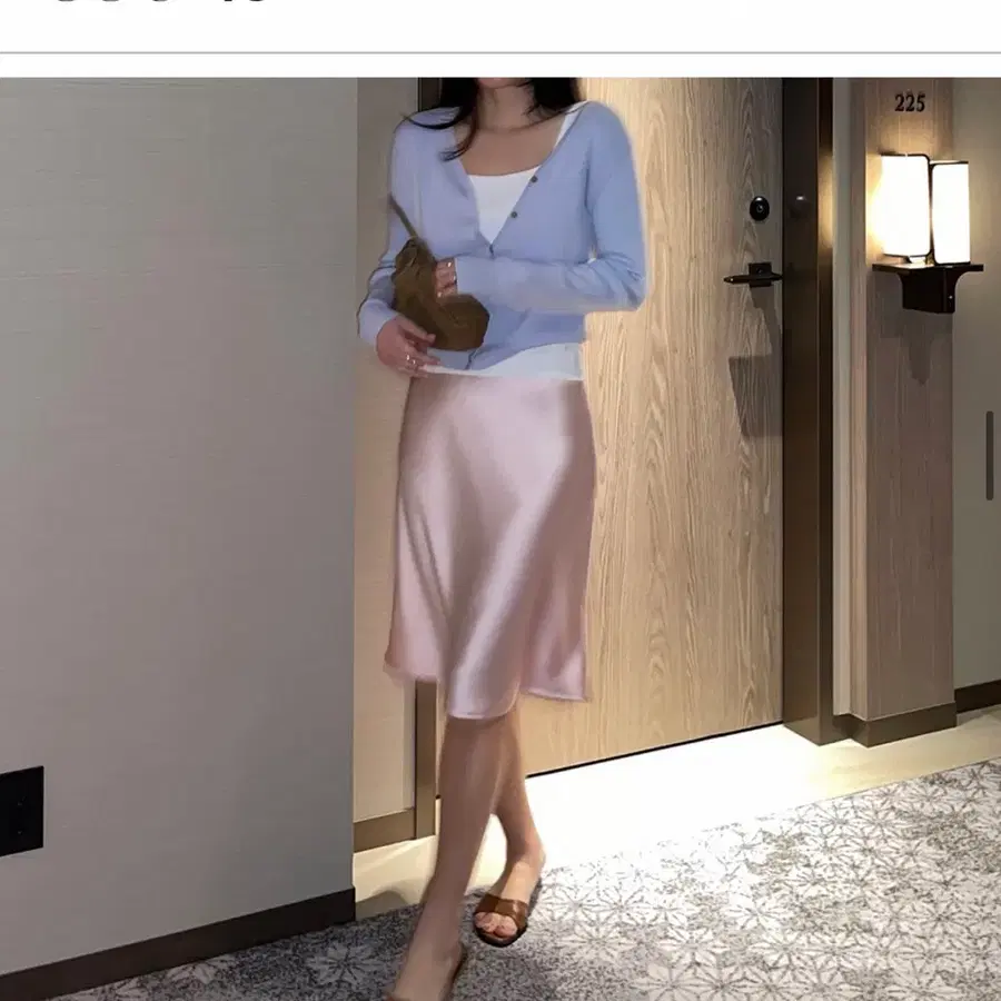 청순무드 / SSUMJ 블루 니트 가디건