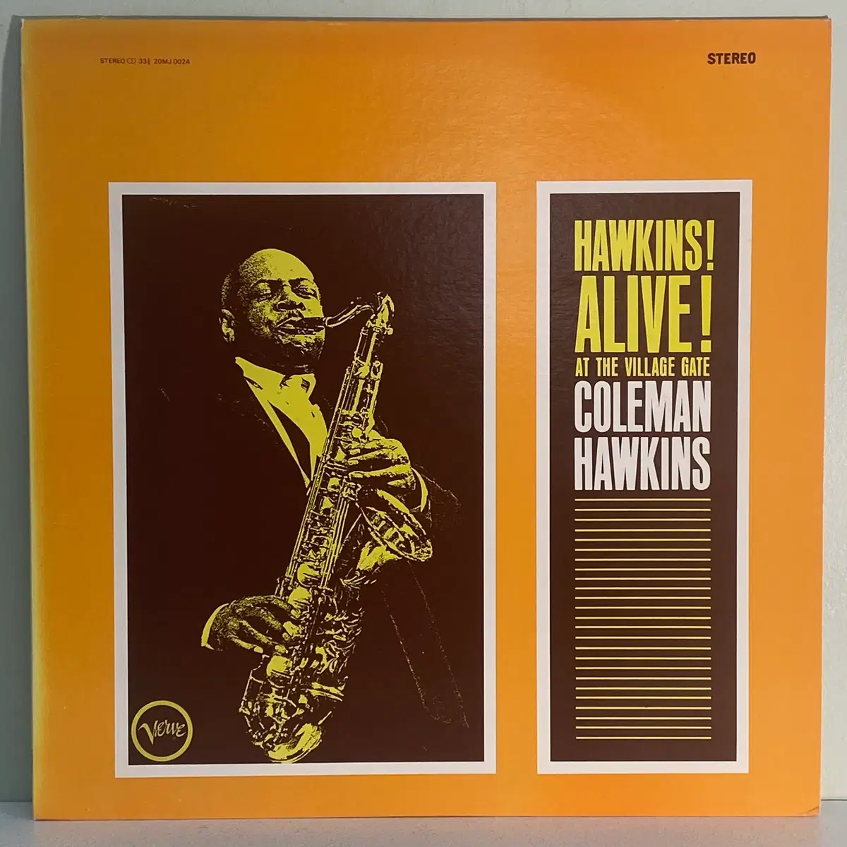 (수입중고LP-재즈) Coleman Hawkins -Hawkins! Alive! At The Village Gate