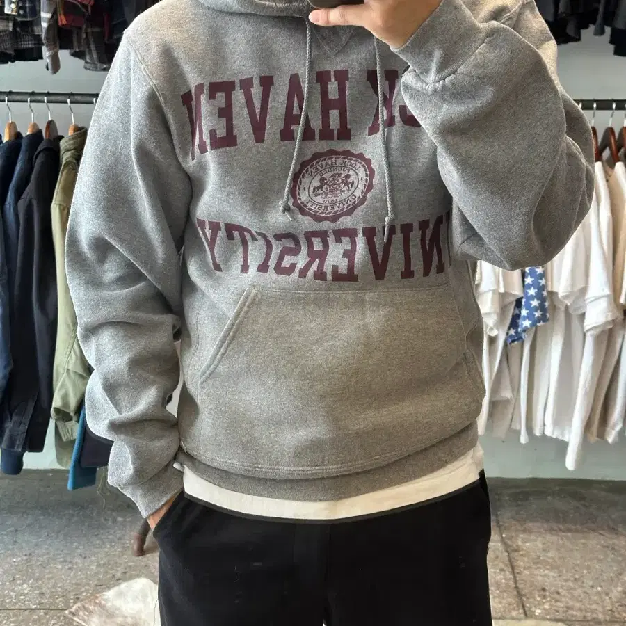 [러셀] Russell Athletic City Red Hoodie