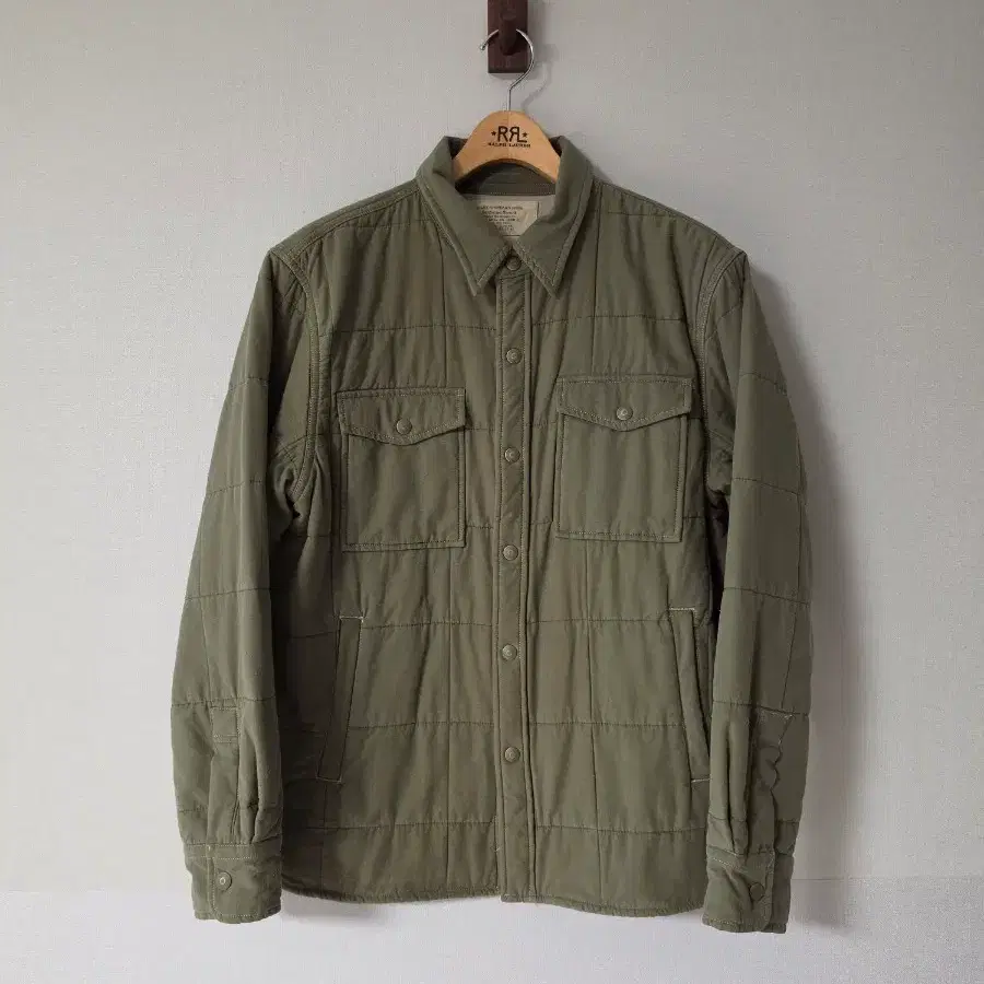 RRL 밀리터리 퀼티드 오버셔츠 자켓 M