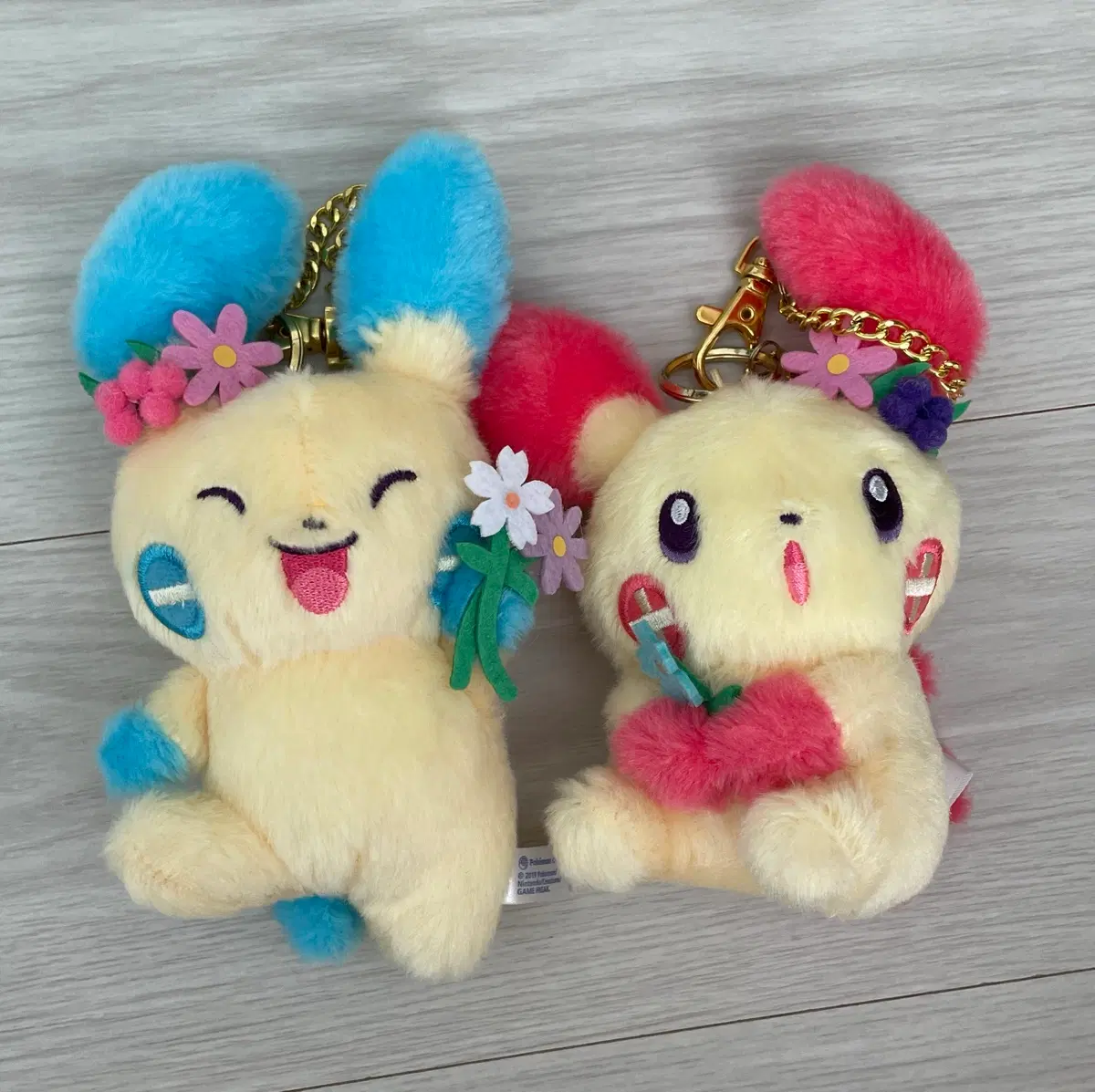 포켓몬 부활절 이스터 한정 마이농&플러시 인형 키링