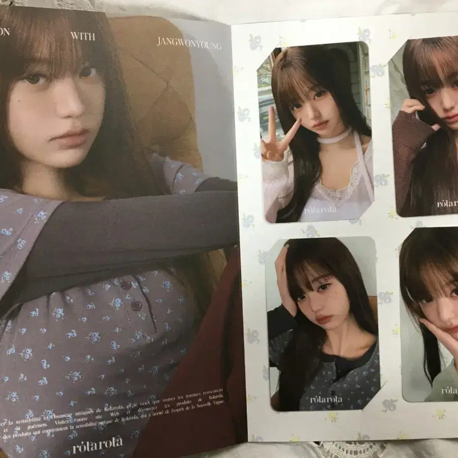 로라로라 장원영 포토카드