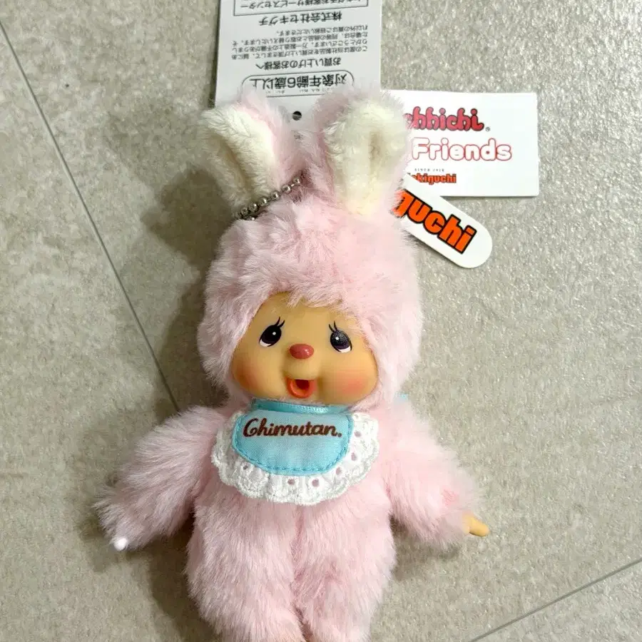 (새상품) 일본 몬치치 치무탄 핑크 토끼 키링