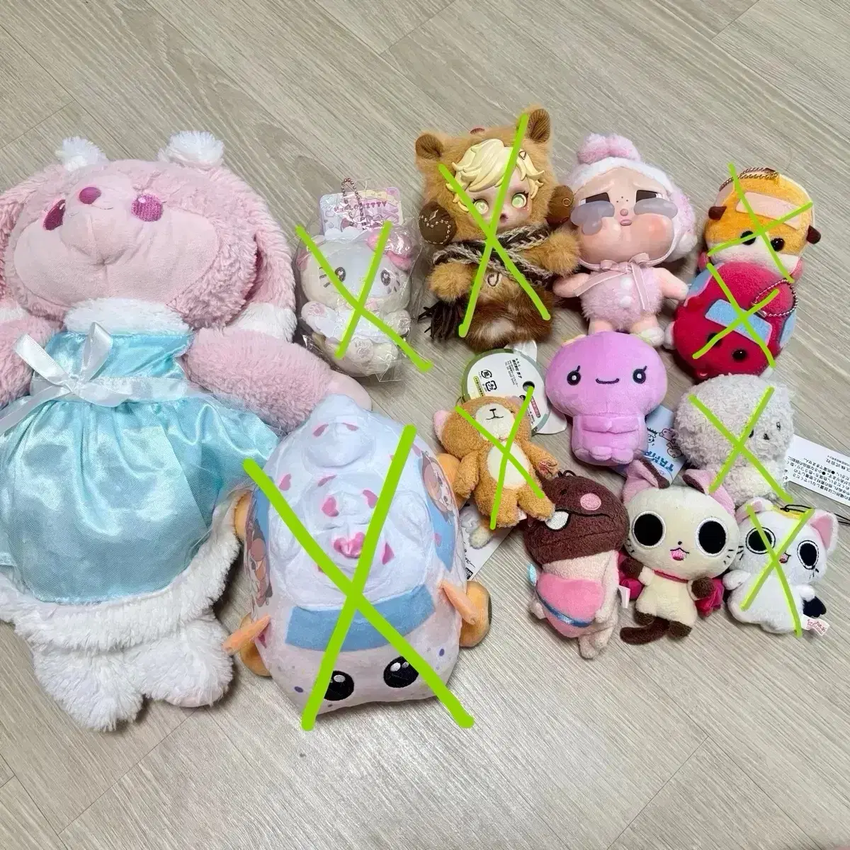 (개당5,000원!) 모루카, 냥파이어 악마, 나메코 토끼, 발렌타인, 크라이베이비