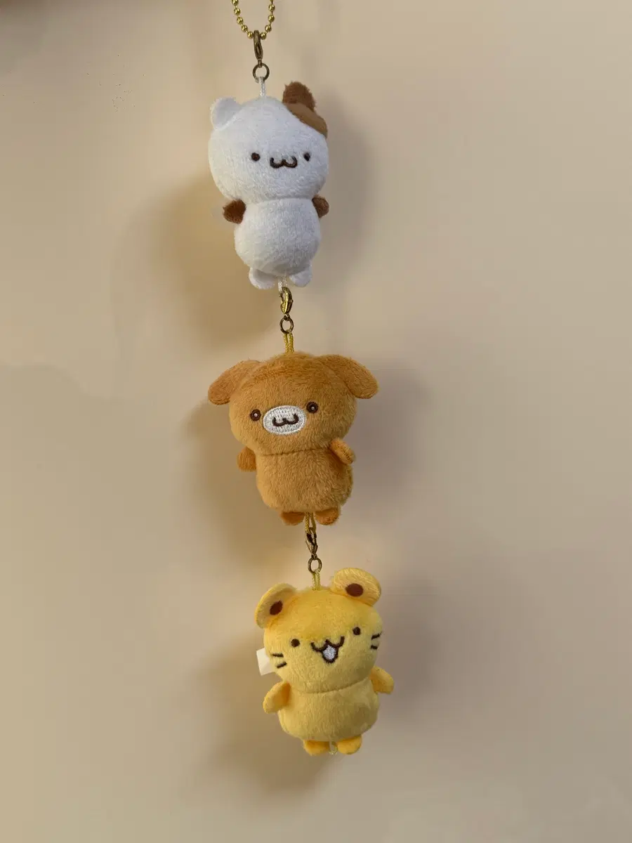 산리오 폼폼푸린 프렌즈 머핀 타르트 스콘 줄줄이 인형 키링