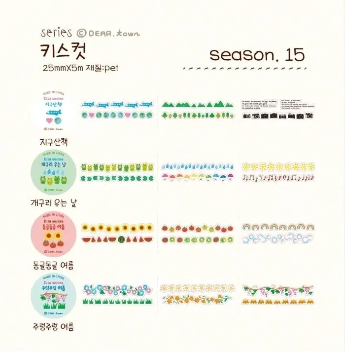띵)디어타운 키스컷 지구산책, 주렁주렁여름