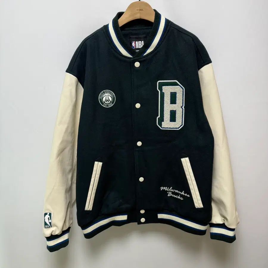 (188) NBA 레더 바시티 자켓