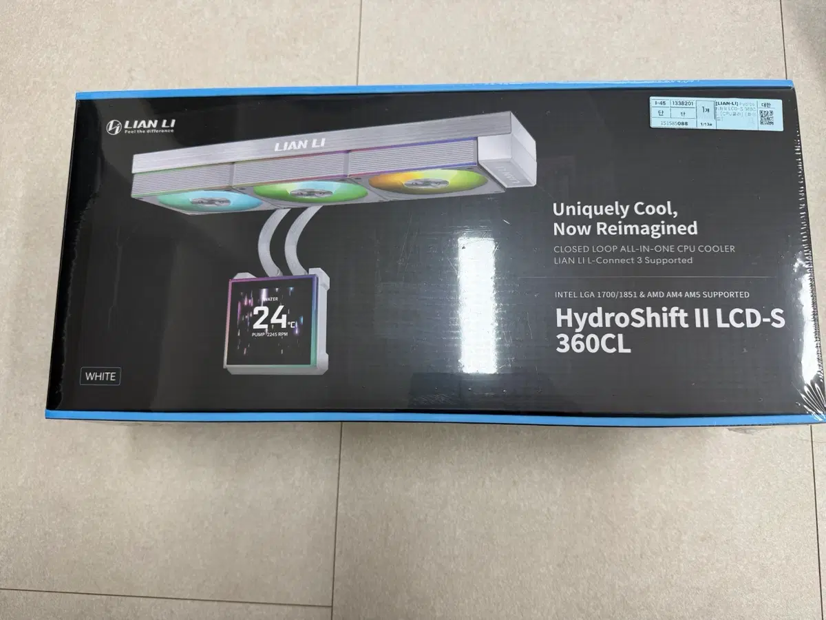 (LIAN-LI) Hydroshift II LCD-S 360CL 리안리 수냉쿨러 (화이트)
