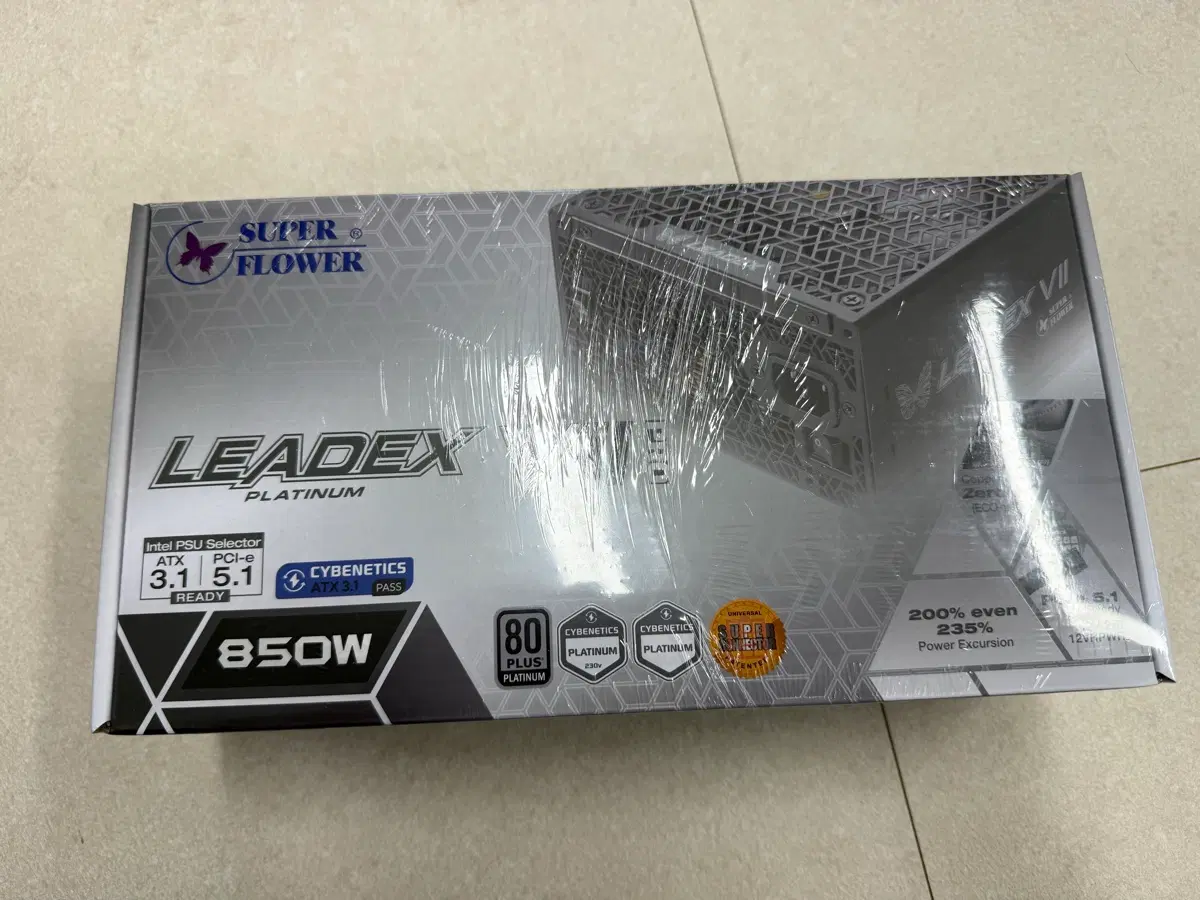 SuperFlower LEADEX VII PRO PLATINUM 화이트 ATX3.1 (ATX/850W) 컴퓨터파워
