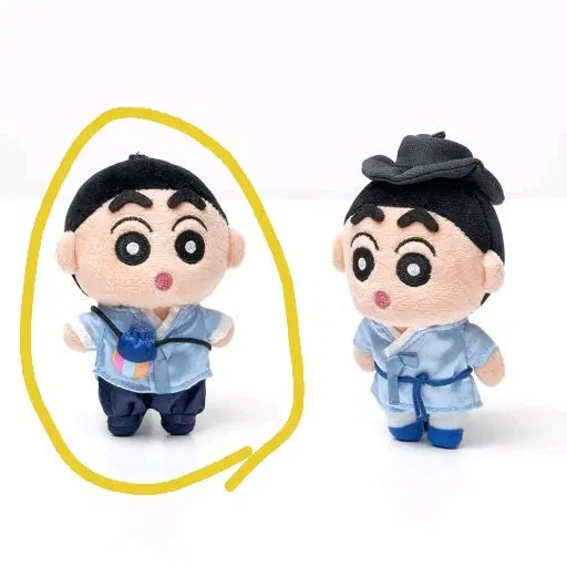 짱구 한복 인형키링