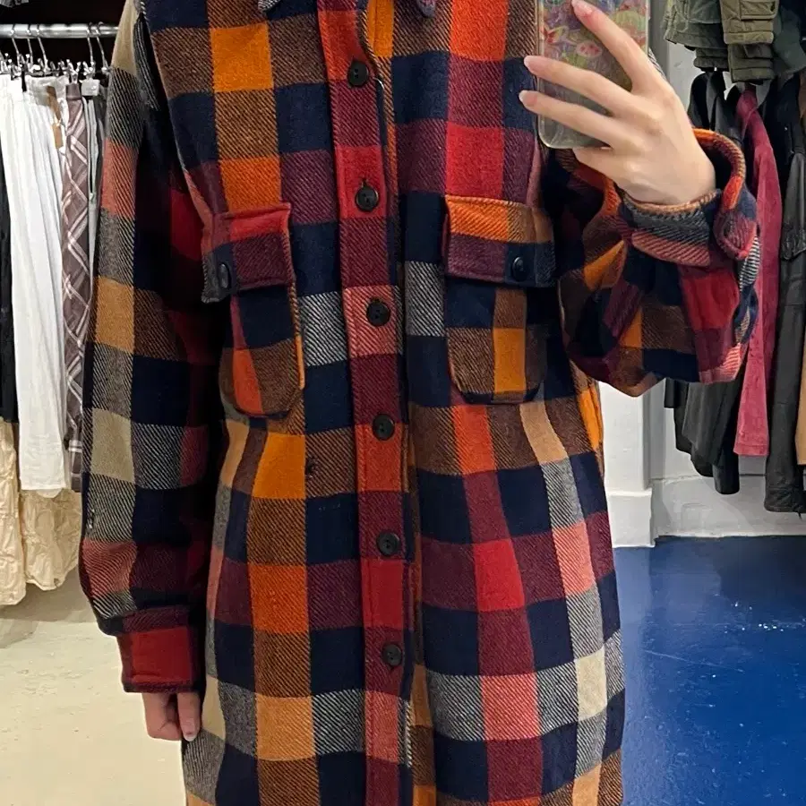 1960s Woolrich 울리치 울 체크 셔츠