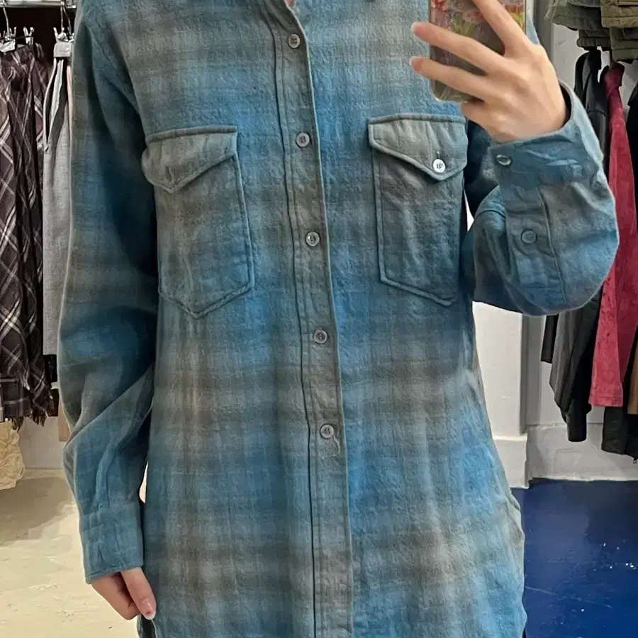 Pendleton 펜들턴 스카이블루 울 셔츠