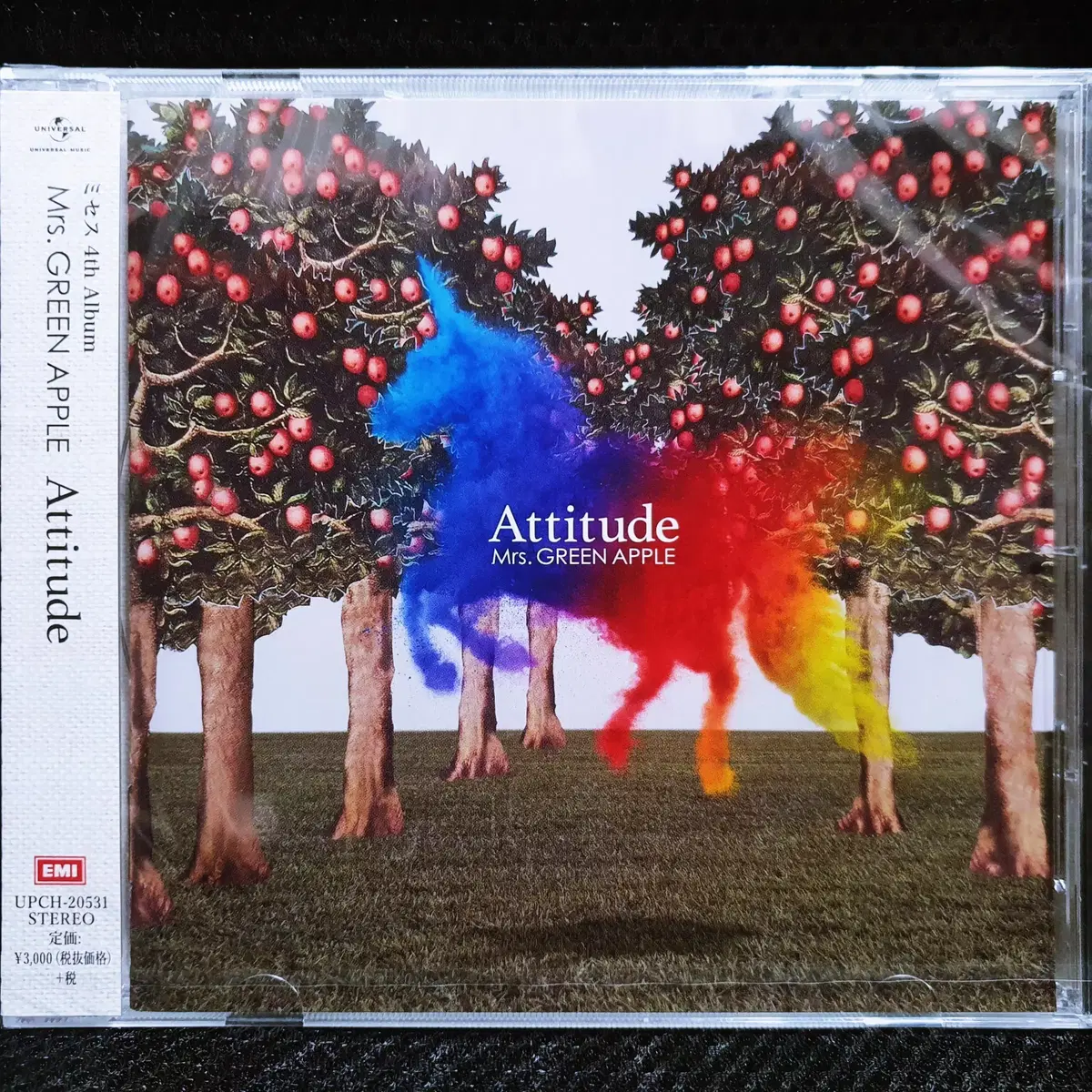 미세스 그린 애플 Mrs. GREEN APPLE Attitude CD 미개봉 신품
