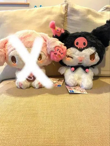 빅 봉제 인형 쿠로미 덤 씰 포함
