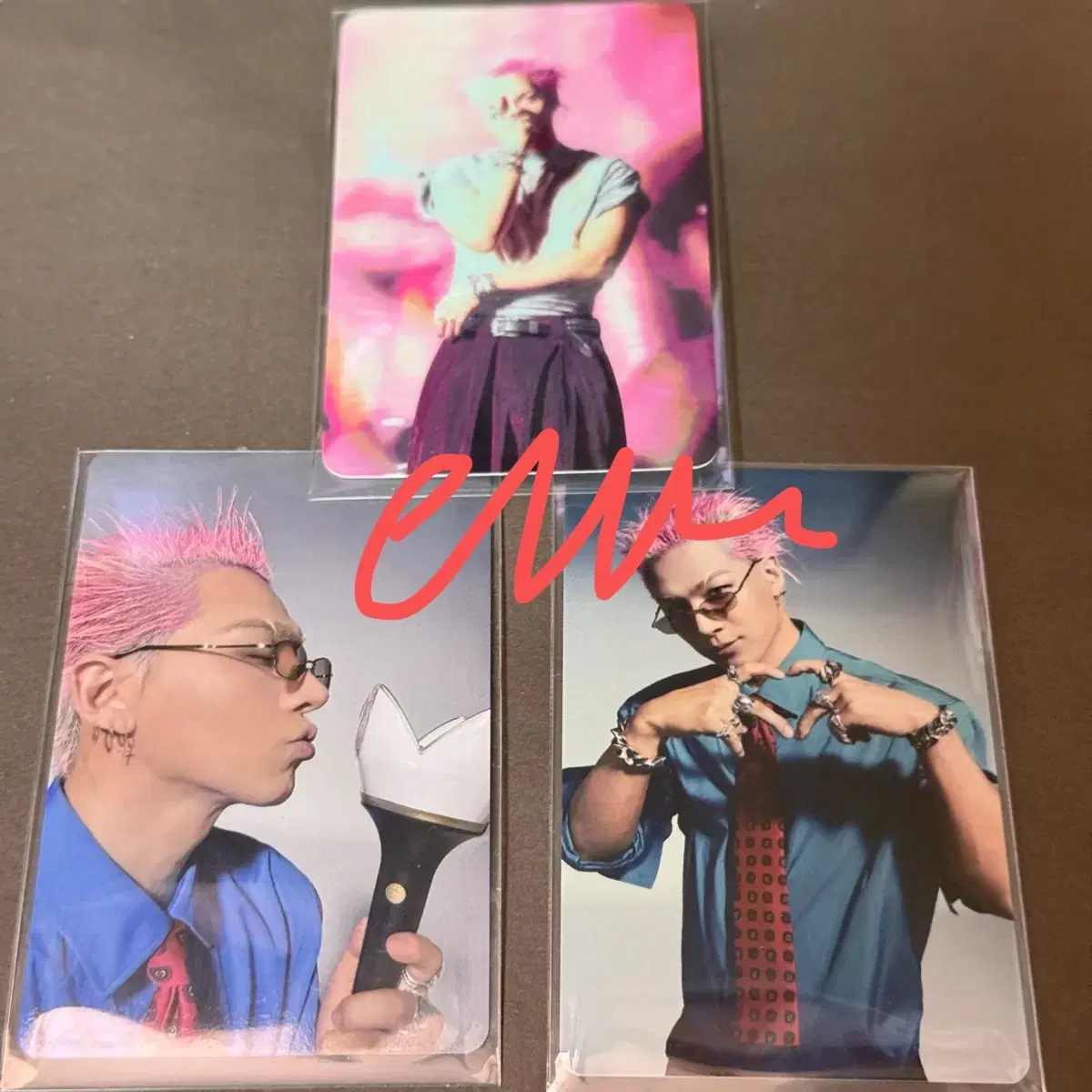 (3장 일괄) 빅뱅 태양 전시회 MD 특전 + 고양콘 포카