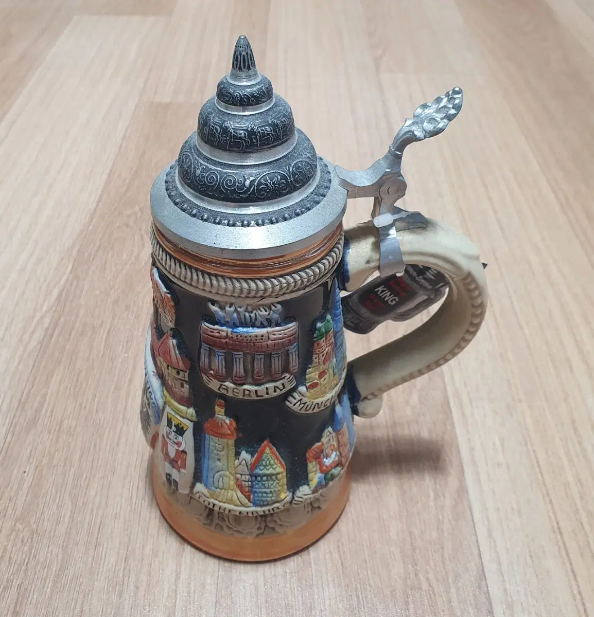 독일 맥주잔 머그컵 베를린 뮌헨 문양