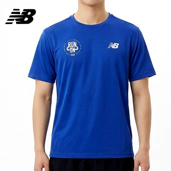 뉴발란스 / New Balance 런온 서울 레이스 기념 티셔츠 (XL)