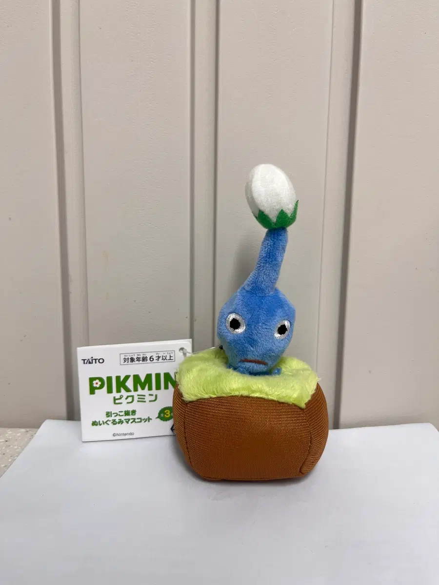 피크민 화분 인형 잔디 키링