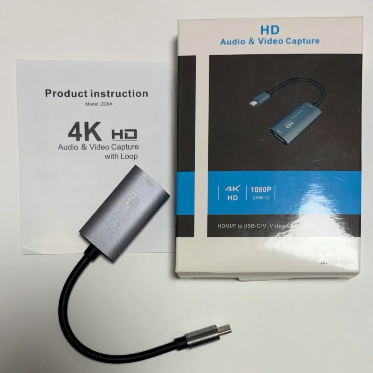 4K HDMI to USB-C 캡쳐보드