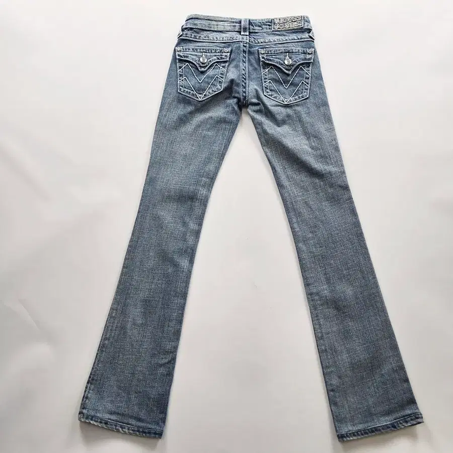 비고스 청바지 부츠컷 슬림 워싱 데님팬츠 사이즈24 R7548