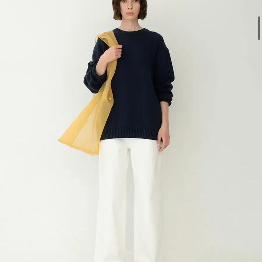 바티스트 다리아 니트 탑 daria knit dark blue
