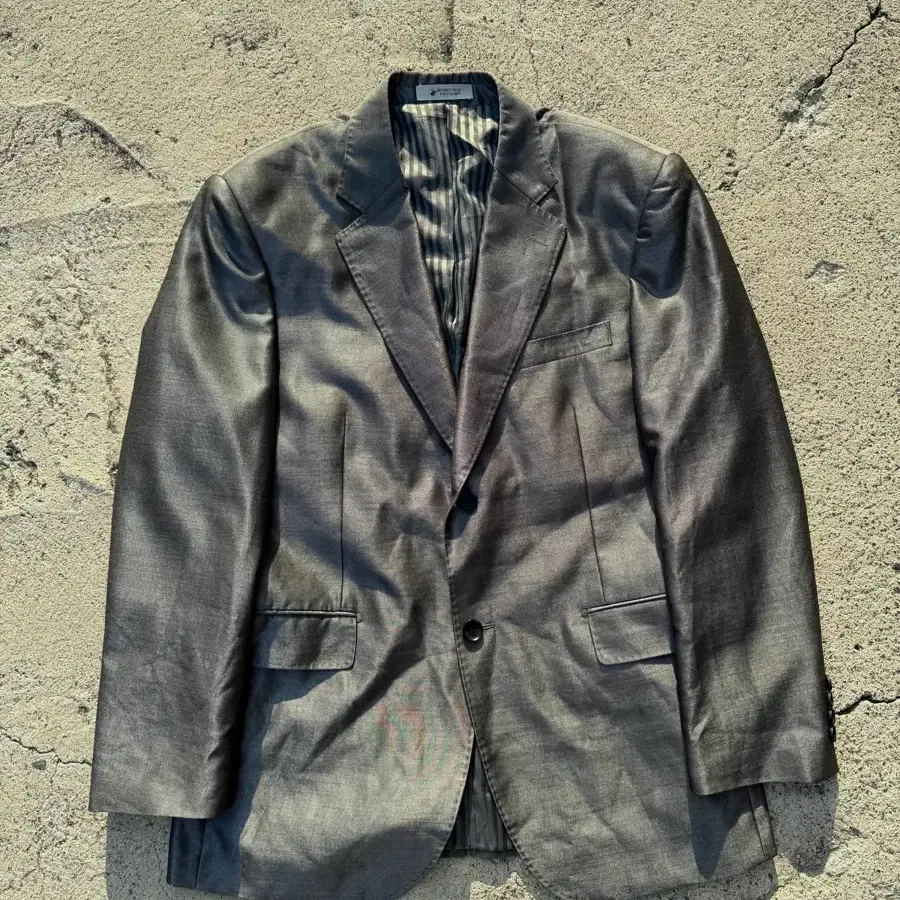 Beverly Hills Polo Club Vintage Gray Blazer