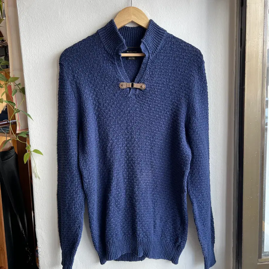 [M] Massimo Dutti 마시모두띠 블루 니트