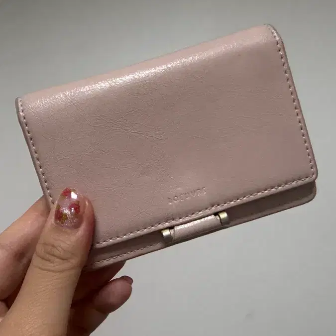 루에브르 카드 지갑 핑크 / LOEUVRE  Jardin CARD WALLET BLUSH