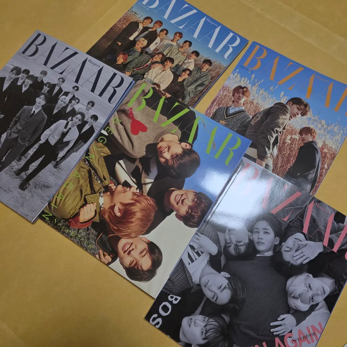 세븐틴 잡지 BAZAAR 일괄