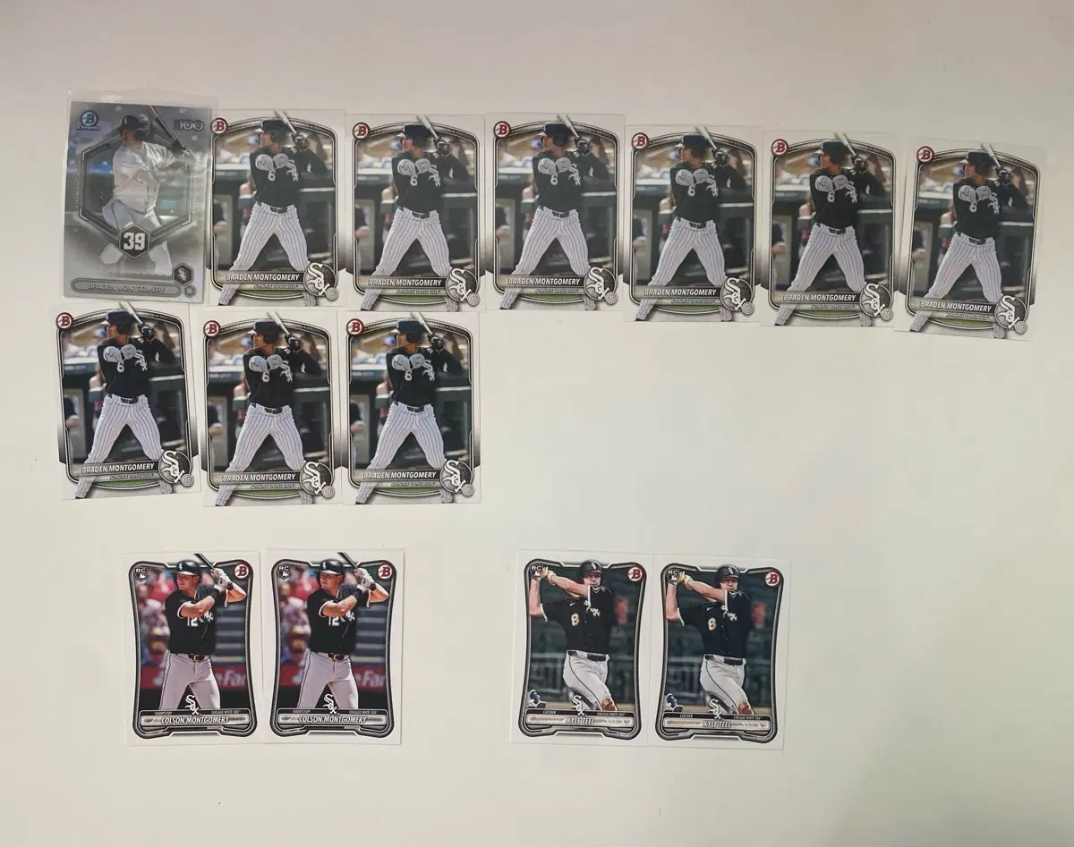 MLB 바우만 화이트삭스 브레이든 몽고메리+콜슨 몽고메리+카일 틸 일괄