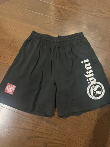 FOKAI 블랙 하프 팬츠 숏팬츠